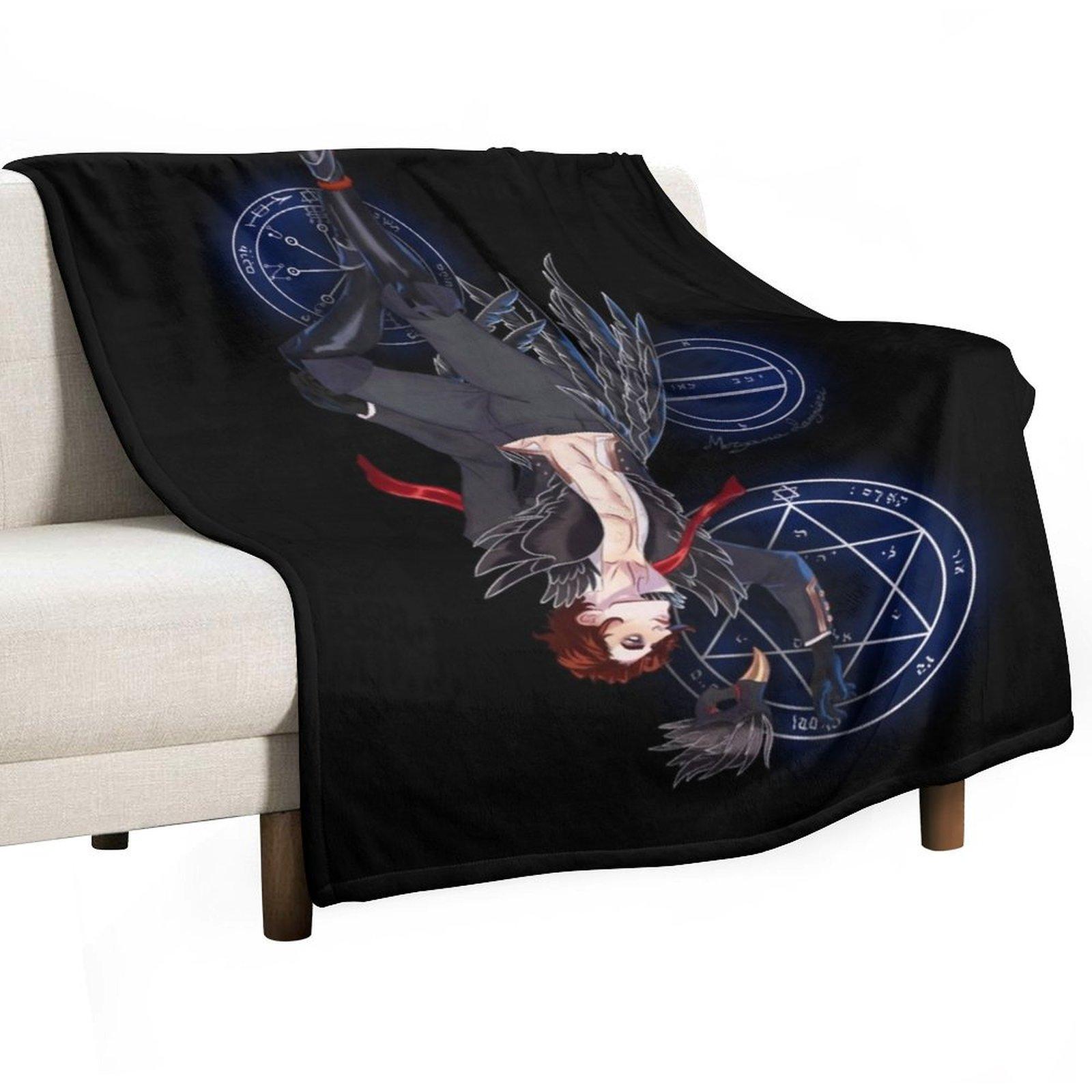 The hanged man Throw Blanket Thermal Flannels Summer Beddings Summer Blankets 30x40in