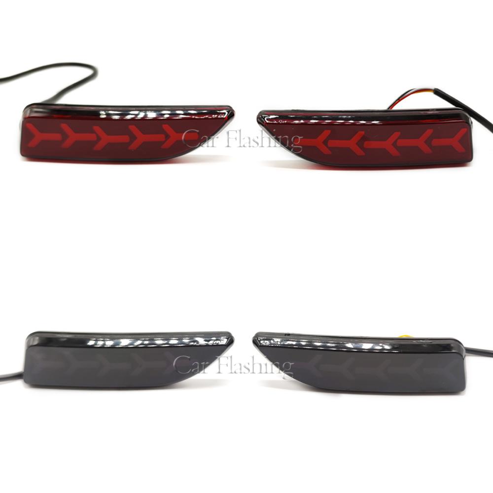 Car Rear Bumper Reflector Light for Toyota Corolla 2011 2012 2013 for Lexus CT200h Sequential Turn Signal Brake Lamp