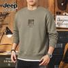JEEP SPIRIT Unisex Round Neck Knit Sweatshirt