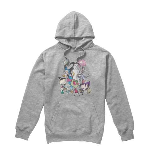 Invader Zim Mens Group Shot Hoodie