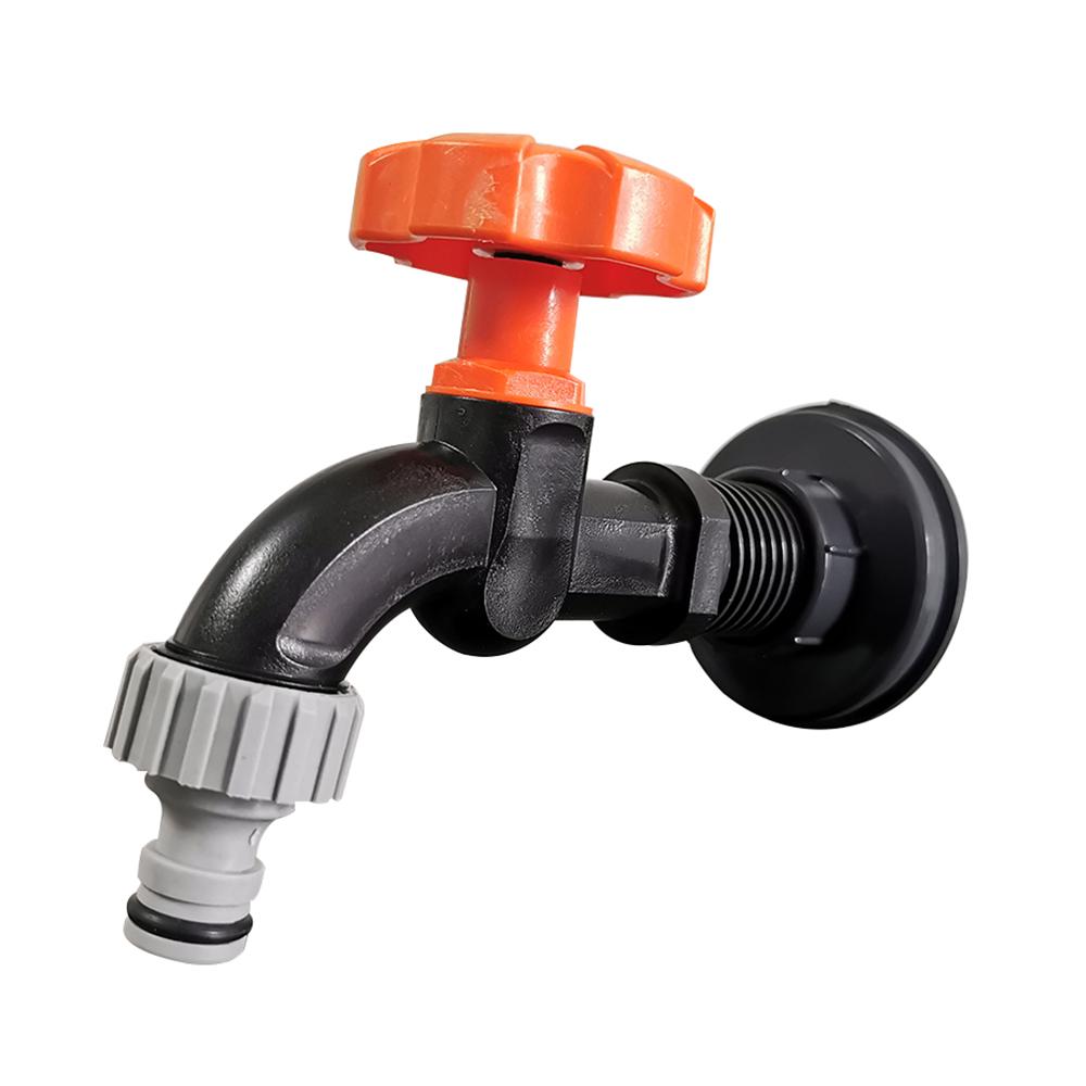 1Pcs Garden Irrigation Water Pipe Faucet Joint IBC Water Tank Adapter Faucet Set Rainwater Bucket Faucet