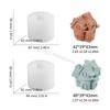 Flying House Silicone Molds Ornament Succulents Molds Small House Resins Moulds 6XDE