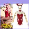 Darling In The Franxx Zero Two Código002 Fantasia Cosplay Conjunto Sexy de Coelho Body