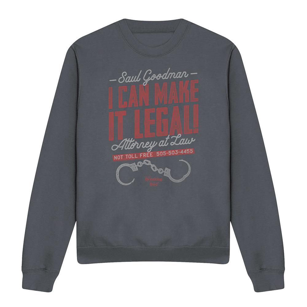 Breaking Bad Unisex Adult Make It Legal Sweatshirt