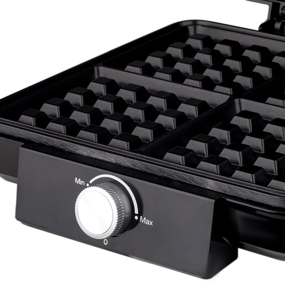 Home Breakfast Machine Waffle Maker Automatic Four Slices Double-sided Heating Electric Cake Pan Light Food Machine