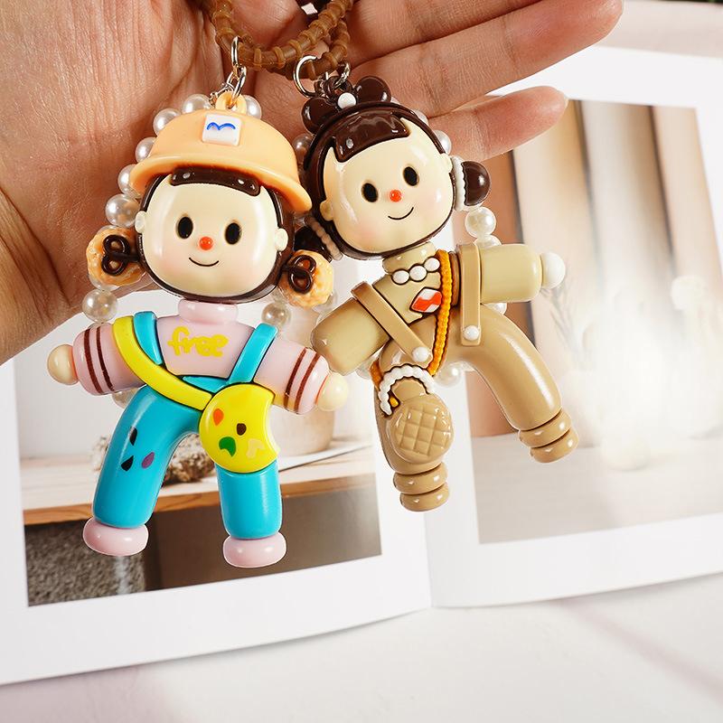 Splits Girl Duomei Pendant Car Pendant Bag Pendant High-Grade Keychain Cute Creative Gift Bag Pendant