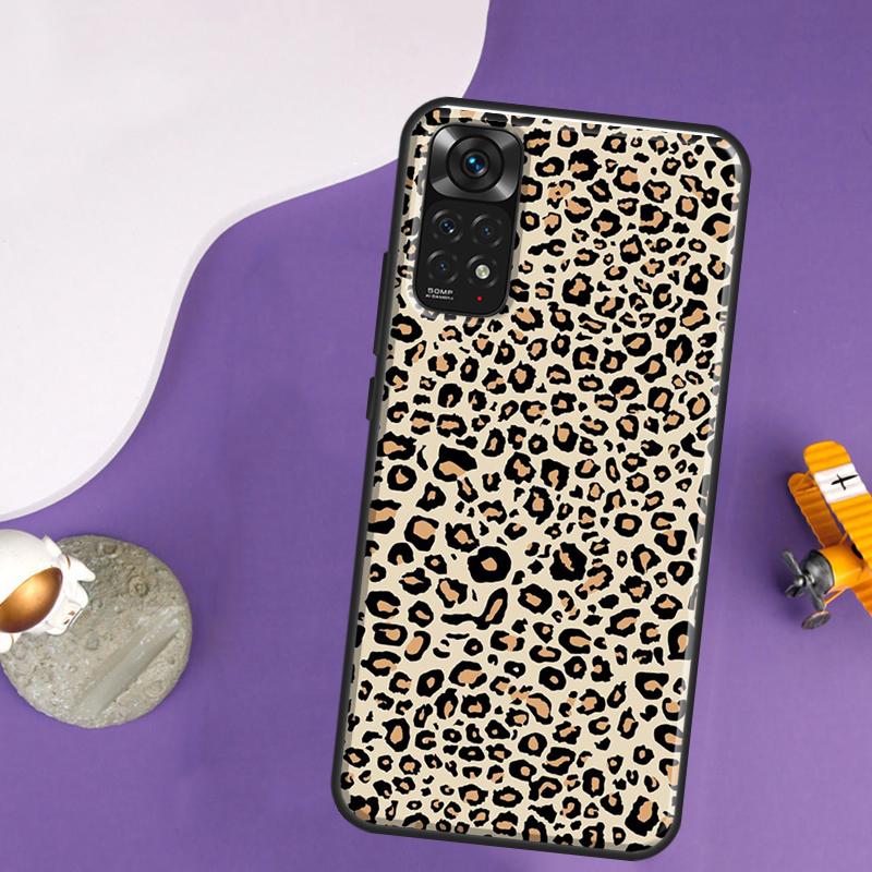 Tiger leopard print panther Case For Xiaomi Redmi Note 12 11 10 8 9 Pro 9S 10S 11S 12S Redmi 12C 10C 9C 10A Back Cover