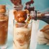 1-8PCS 3D Bear Ice Cube Mould 3D Bear Ice Lattice DIY Ice Cream Silicone Mould Ice Cream Coffee Maker Cold Drink Ice Molds