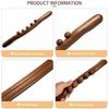 1Pcs Wooden Gua Sha Stick 5 Beads Massage Roller Lymphatic Drainage Body Shaping Tool