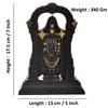 Metal Tirupati Balaji Lord Venkateshwara Statue Idol for Pooja, Home Temple, Office Décor and Gift
