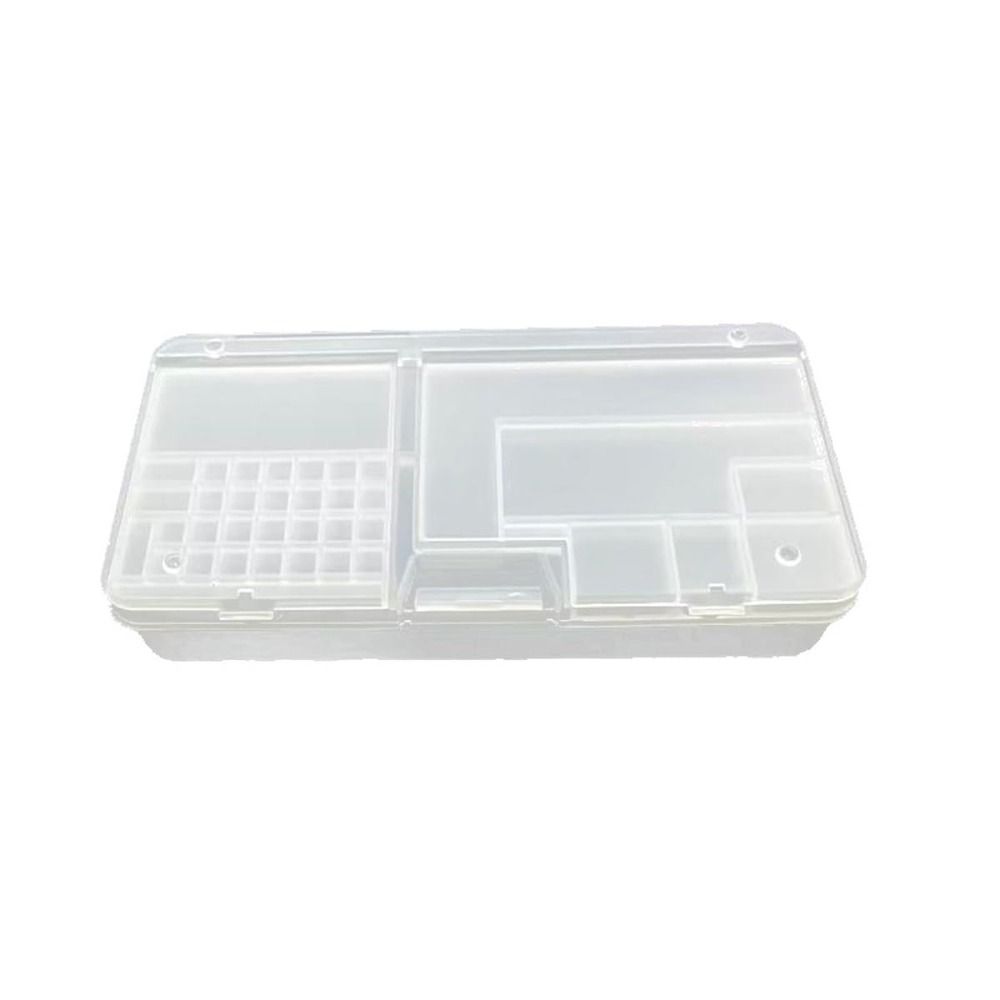 Transparent Electronic Components Storage Box Compartment Small Screw Accessories Container