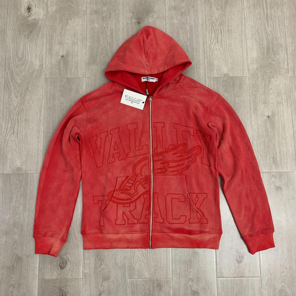 Vale Forever Sand Garden Vyšívaná mikina na zip - Trendy americká značka