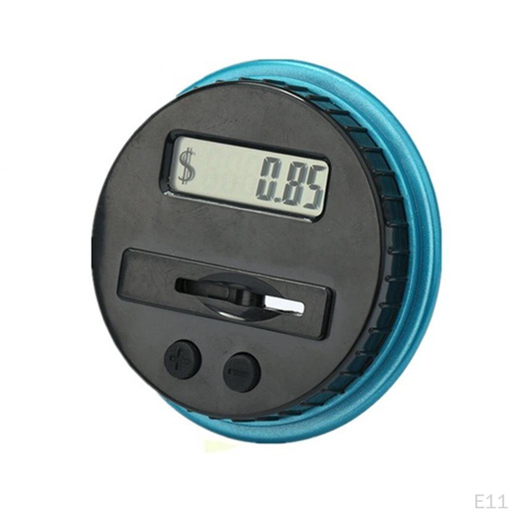 Box Counter with LCD Display Automatic Coin Counting Glass