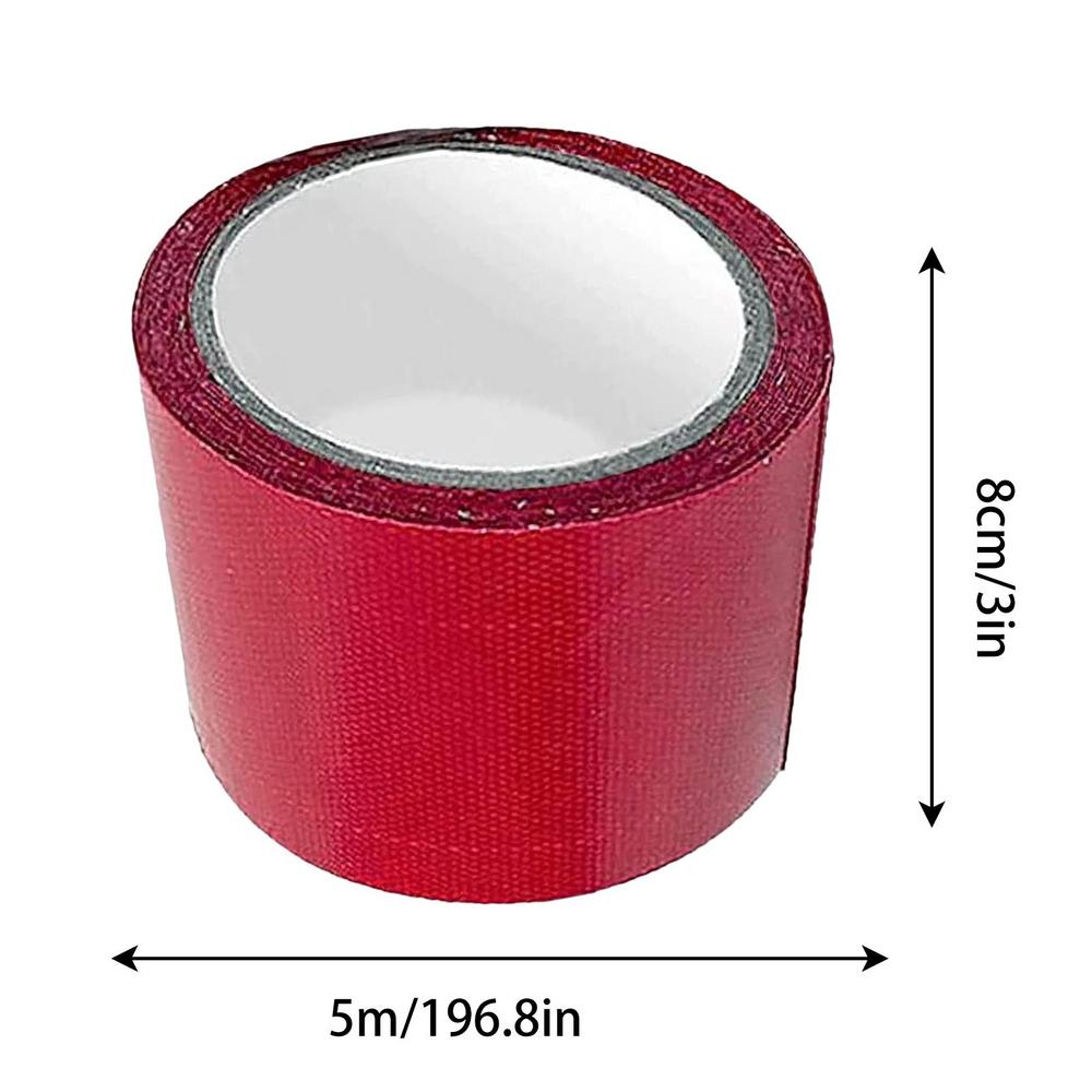 Waterproof PVC Tent Repair Tape Rainproof Tarpaulin Adhesive Tape Outdoor Awning Repairing Tape Gummed Tape Film Repair Paste