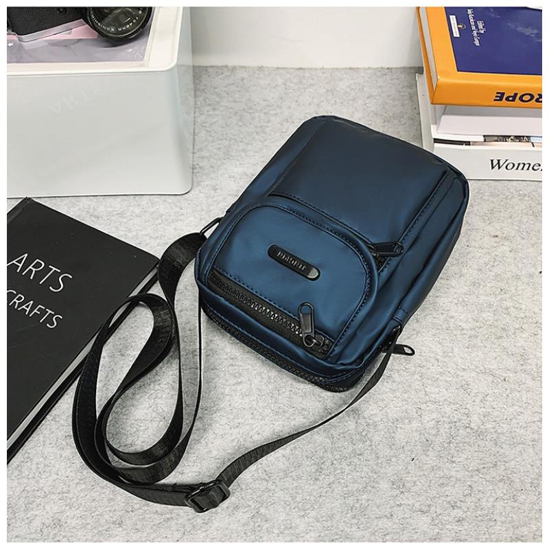 Summer New Men's Shoulder Messenger Bag Handbag Casual Outdoor Multi-layer Travel Bag Large Capacity Satchel