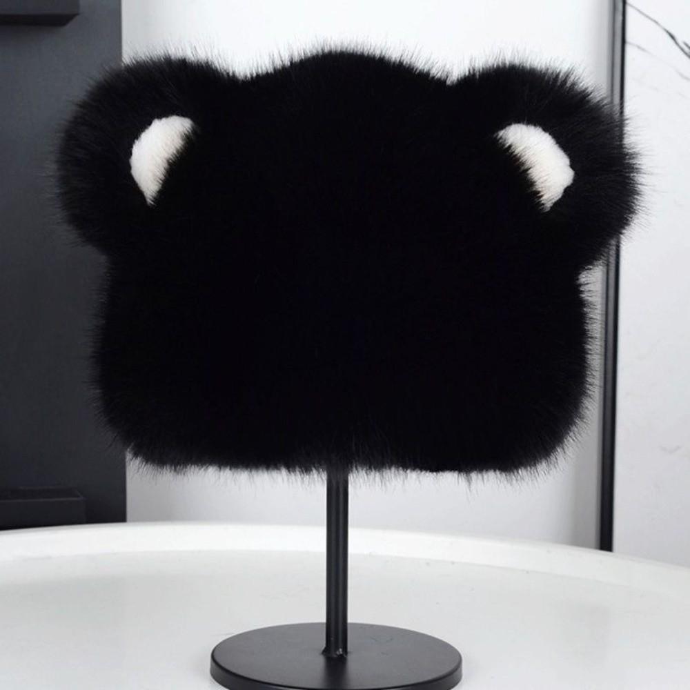Brimless Fur Hats Thicken Mongolian Hat Fashion Beanie Hat Autumn and Winter