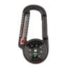 Compass 3 in1 Multifunctional Keychain Thermometer Hook Mini Compass  Hiking