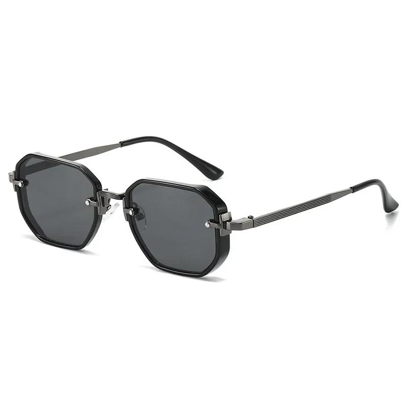 

New Stylish Metal Frame Women s Sunglasses Outdoor Neutral High Quality Personalized Punk UV400 Sunscreen Glasses Quality