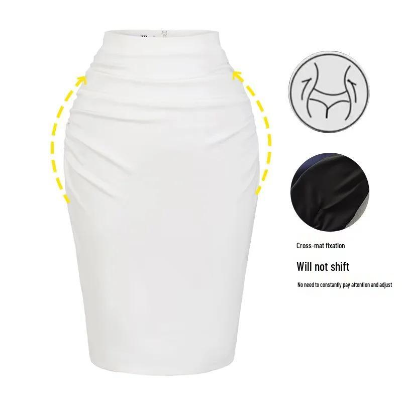 Koreaanse Stijl Hoge Taille Bodycon Potlood Minirok met Heupversterkend en Achtersplit