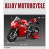 1/9 Ducatis V4S Panigale Alloy Die Cast Motorcycle Model Toy Vehicle Collection Carrying Lighting Off Road Autocycle Toys Car