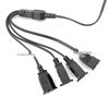 Custom One-to-Two/Three/Four C13 Power Cord - US/European/UK/Australian Standard