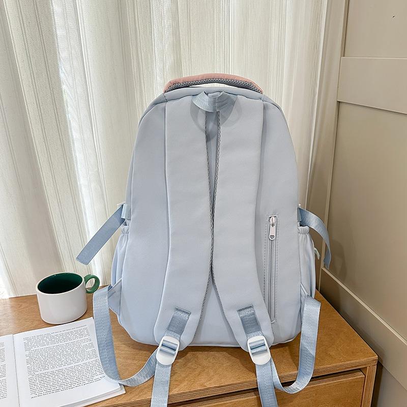The new schoolbag is high-value, fresh and sweet, candy-colored backpack, lightweight and large-capacity backpack for junior high school students.