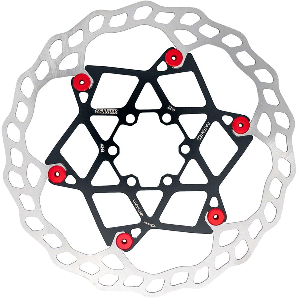 

GALFER BRAKING SYSTEMS Disc Rotor DB013FLWR FLOATING DISC WAVE MTB Red (6 Bolt) 180/2.0mm