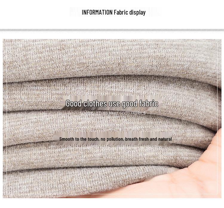 Men's Winter Turn-Down Collar Wool Sweater with Mulberry Silk & Velvet Lining - Warm Knitted Two-Piece Look