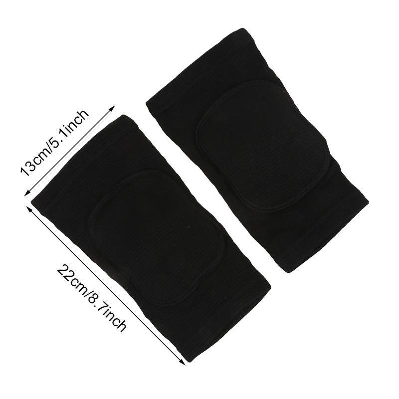 1Pair Unisex Soft Breathable Sports Dance Knee Pads Sports Volleyball Anti-collision Knee Brace Workout Running