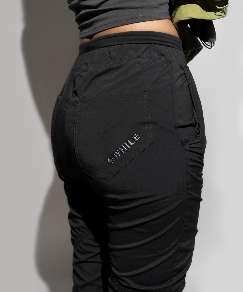 Wile Softshell Women'S Climbing Pants Hiking Pants (Dry Black)