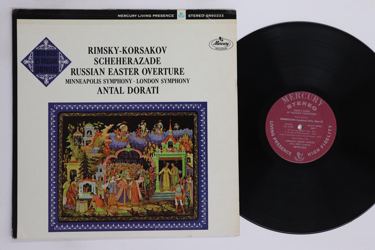 

LP Record ANRTAL DORATI, MINNEAPOLIS SYMPHONY - Rimsky Korsakov Scheherazade / Russ SR90332 MERCURY 1963 US Classical Used
