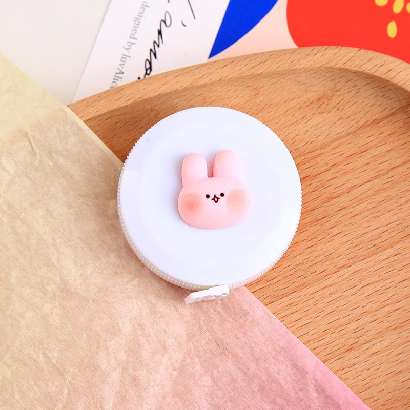 Cartoon Mini Retractable Tape Measure - Portable and Soft for Clothes and Body Measurements