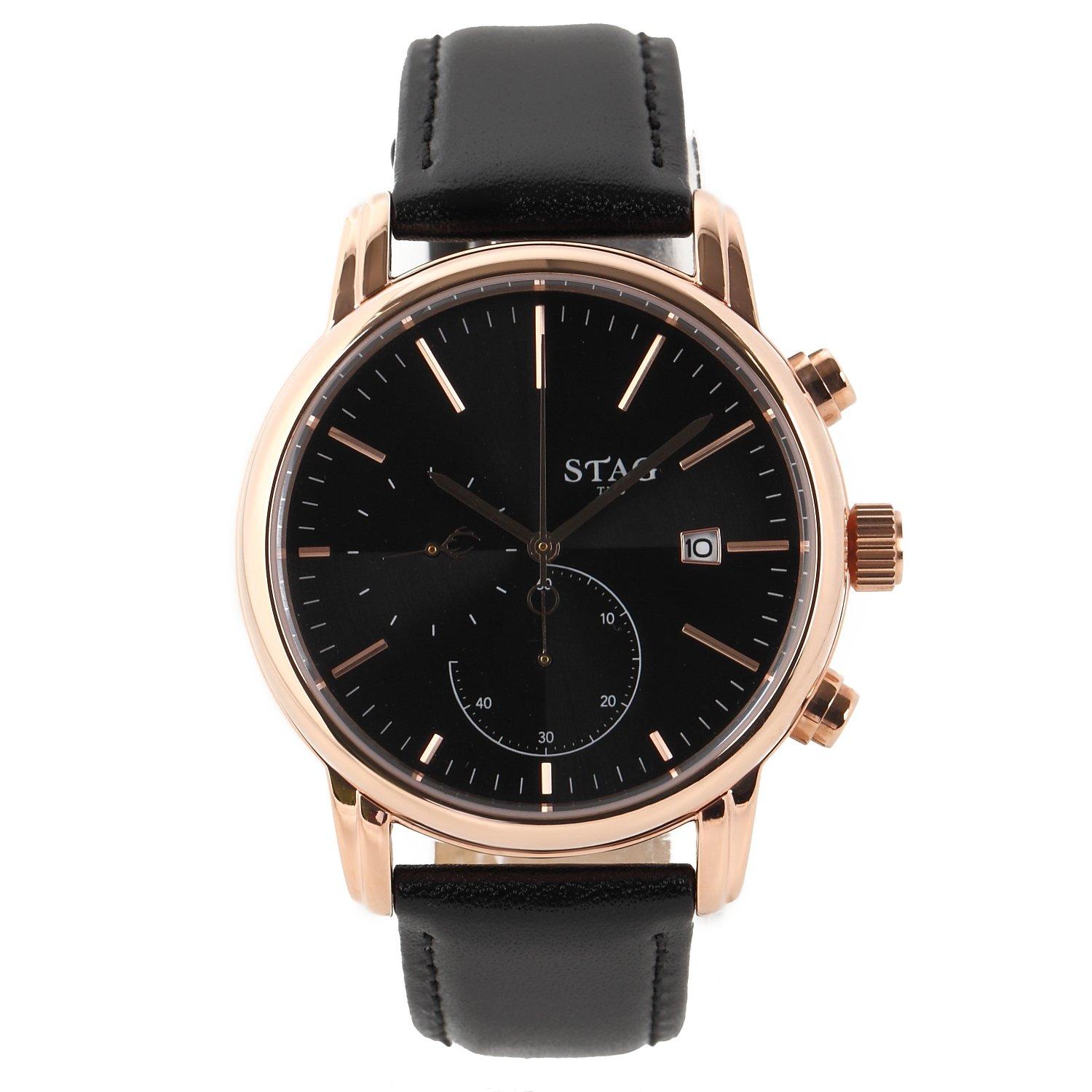 

TYO Watch STAG TYO Simple Chronograph STG021P1 Black [Stag Japan] Men s