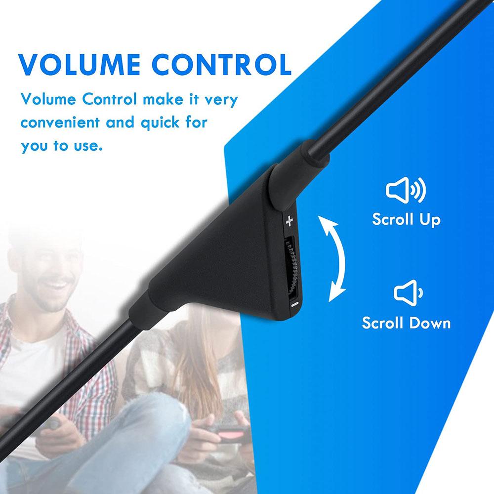 

Replacement Audio Cable Cord Volume Control For Astro A10 A30 A40 Gaming Headset