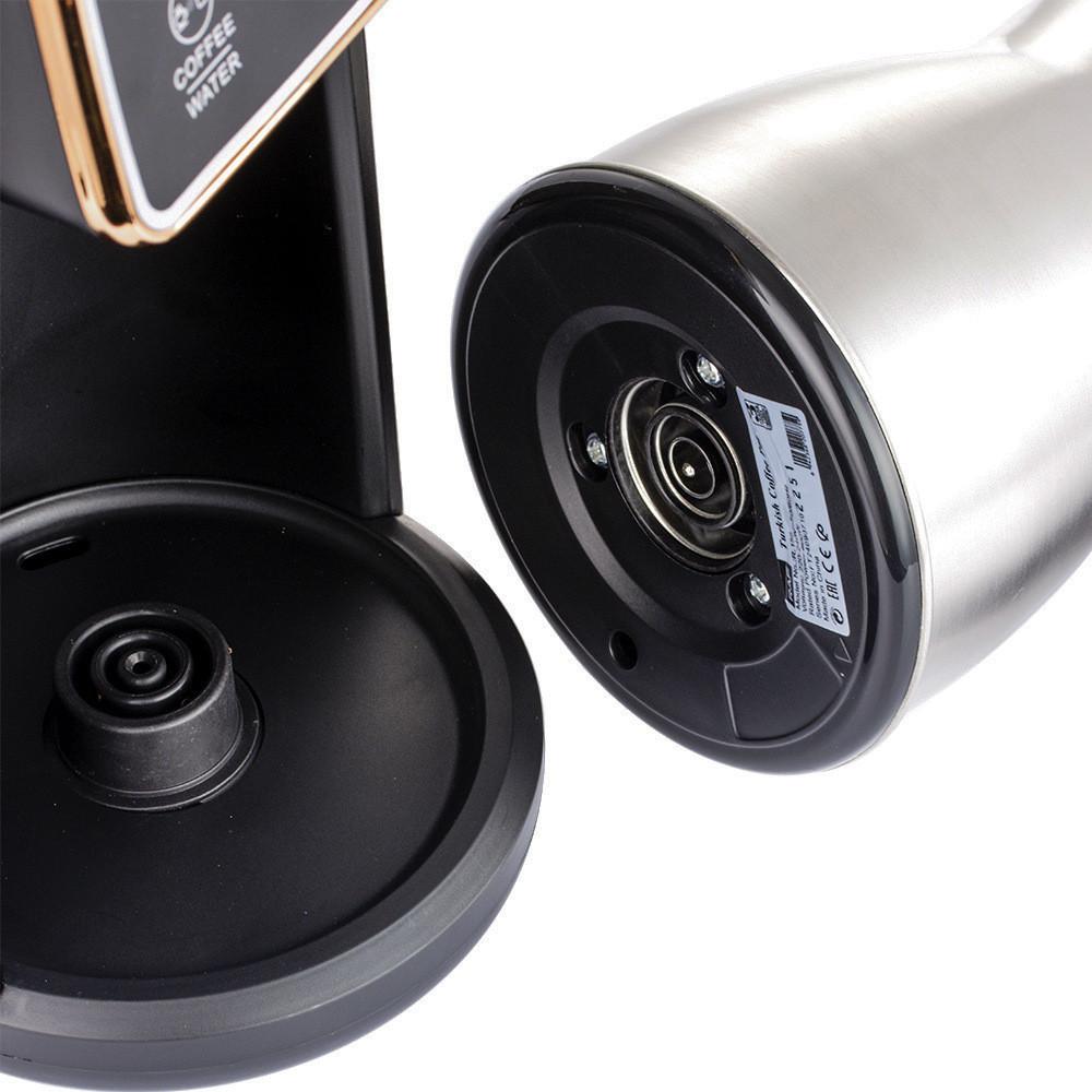 Automatic Electric Coffee Pot Turkey Coffee Maker Home Office Coffee Machine Visible Tea Maker Milk Heater