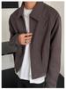 CleanFit Men's Korean-Style Short Jacket, Spring/Autumn, American Lapel Baseball, Detroit Workwear