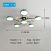 Modern LED Chandelier with 3 Different Colors Suitable for Living Room Bedroom Study Home Decoration Indoor Lighting AC90-260V