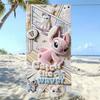 American Cartoon Figure Print Thick Microfiber Beach Towel Quick Dry Bath Blanket For Kids