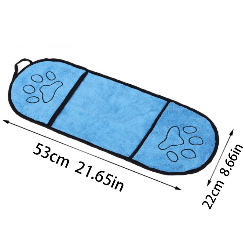 Pet Cat Absorbent Towel Dog Bath Towel Golden Hair Blanket Large Absorbent Quick-drying Teddy Small Dog Bath Supplies