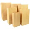 10 Pack Kraft Paper Bags Sturdy Square Bottom Multiple Sizes Reusable Recyclable for Grocery Retail Packaging