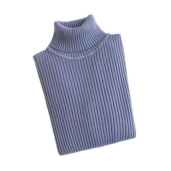 Women Bottom Sweater Turtleneck Long Sleeve Slim Fit Knitting Tops