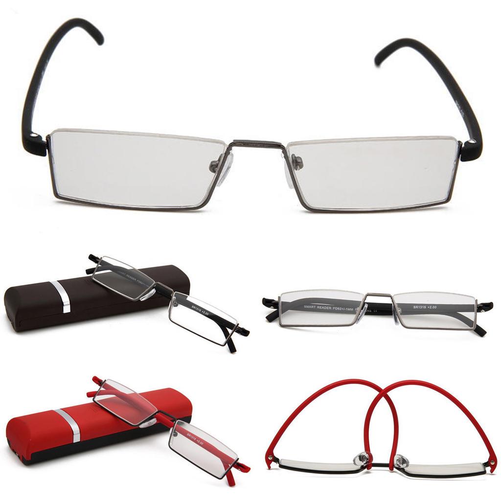 Unisex Frame Steel Portable Titanium High-definition Reading Half Ultralight Glasses  Jewelry