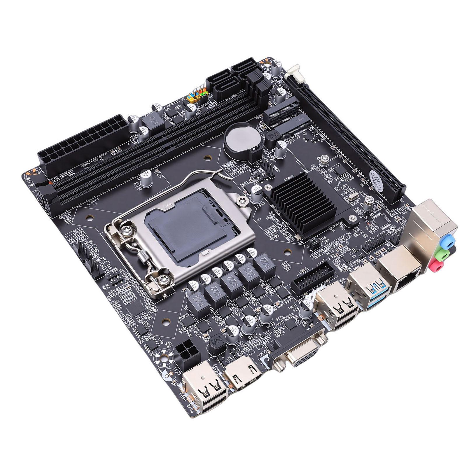 

Ігрова материнська плата H110 LGA 1151 Двоканальна DDR4 M.2 Nvme Serial ATA3.0 6Gb/s PCI E X16 -ITX Комп ютерна материнська плата Підтримка 6-го 7-го 8-го Процесо