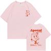 Funny Aperol Spritz Cocktail Graphic Tshirt Men Women Cute Vintage Cartoon Oversized T-shirts Men's Casual 100% Cotton Tee Shirt