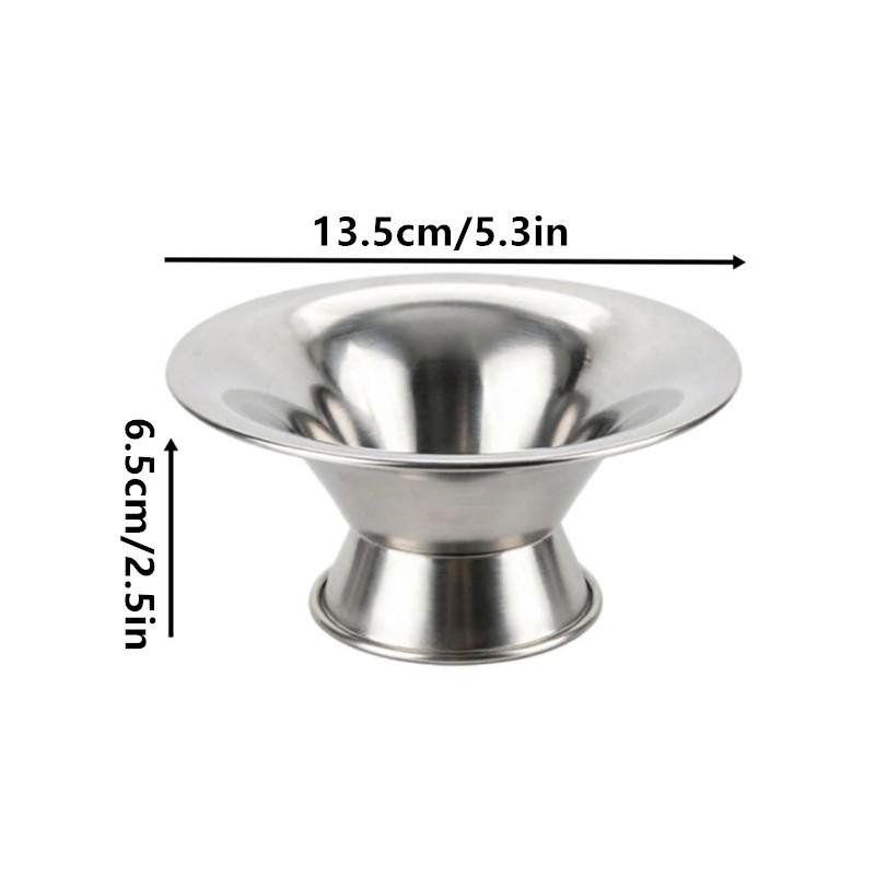 Stainless Steel Goblet Durable Shatterproof Multipurpose Cup for Ice Cream Fruit Dessert Cafe Bar Restaurant Hotel Use