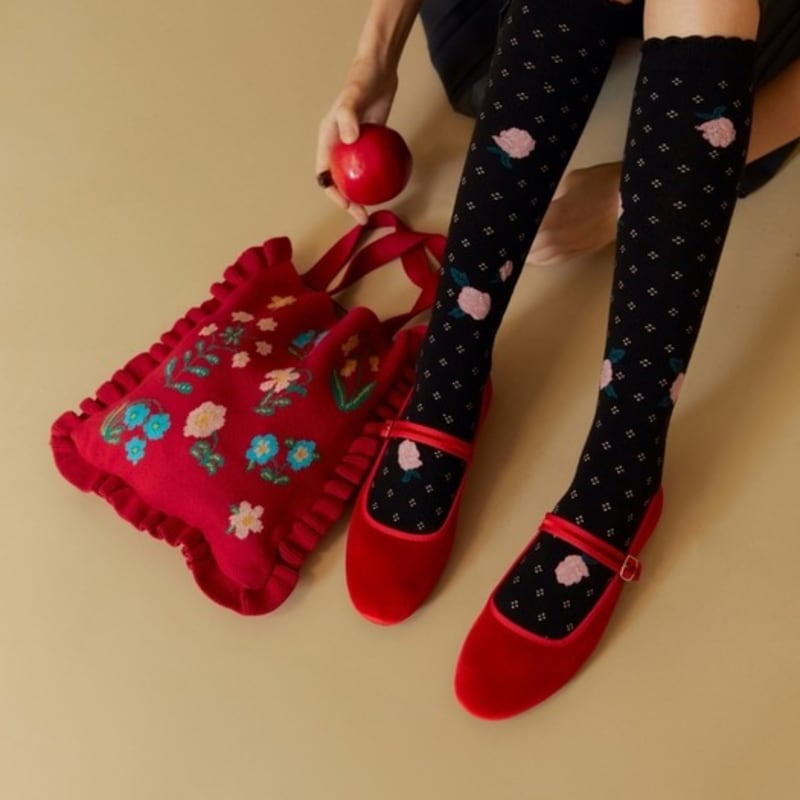 SOCKS APPEAL NAT Knee High Rose