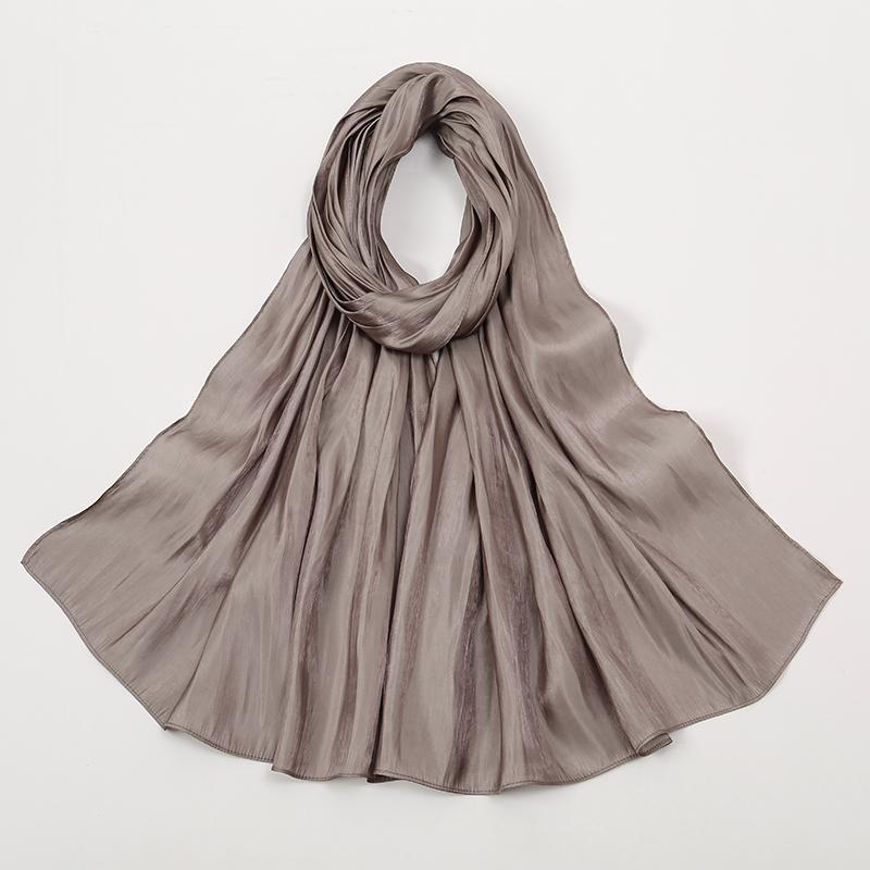 New Shimmer Silk Hijab Scarf For Women Muslim Shawl Abaya Silk Hijab Abaya Hijabs For Woman Jersey Head Wrap Scarf Islam Turban