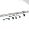 F136 G23 Titanium Zircon Navel Ring with Four-Prong Setting - Super Shiny Body Piercing Jewelry