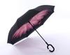 Folding Long Shank Double Layer Inverted Umbrella Windproof Reverse C-Hook Male Golf Umbrella Reverse Umbrellas For Car