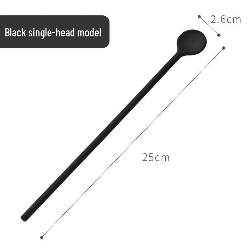 

Silicone Long-Handle Stirring Spoon